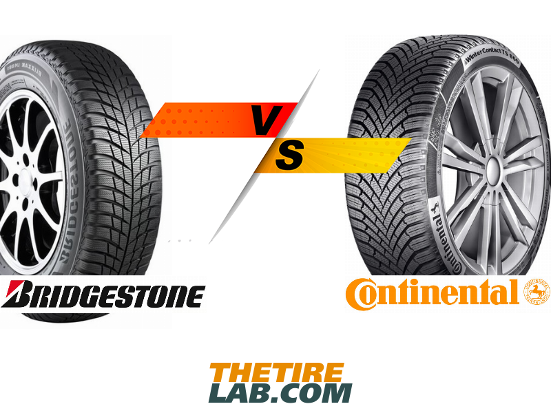 Continental 860 LM-001 vs. TS Bridgestone Comparison: WinterContact Blizzak