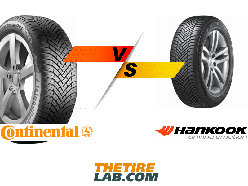 Comparison: Continental AllSeasonContact vs. Hankook Kinergy 4S2 H750