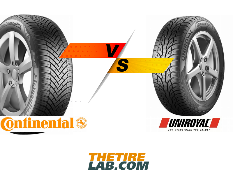 Comparison: Continental vs. AllSeasonExpert AllSeasonContact Uniroyal 2