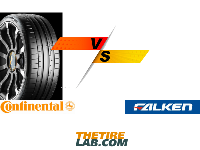 Comparison: Continental FK510 Azenis Falken SportContact vs. 6