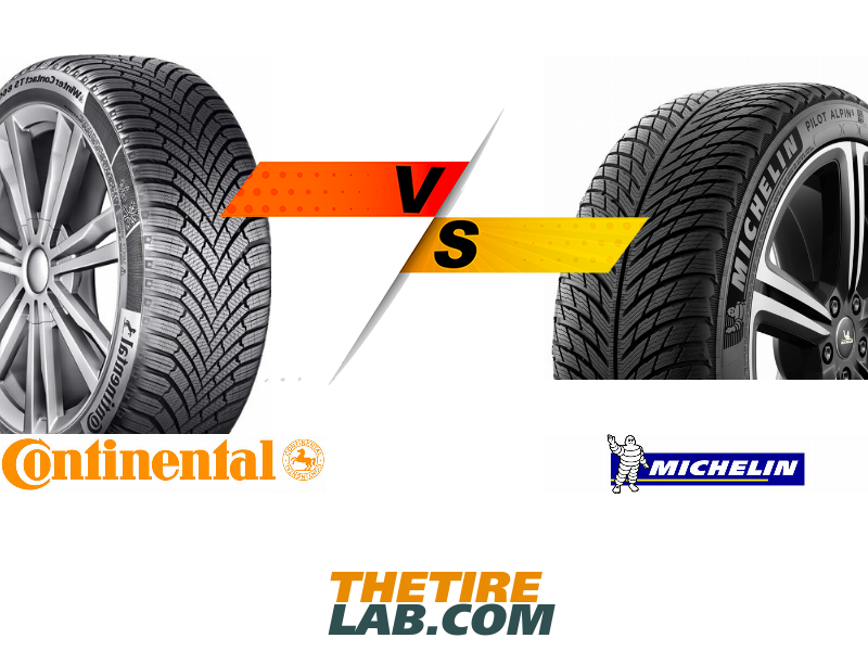 Continental 5 860 WinterContact vs. Alpin Michelin TS Comparison: