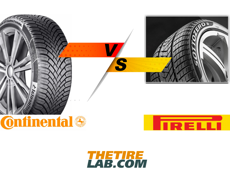 Comparison: Continental WinterContact TS 860 vs. Pirelli Winter Sottozero 3