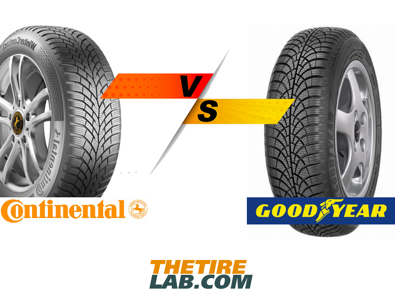 Comparison: Continental WinterContact TS 9+ GoodYear 870 UltraGrip vs