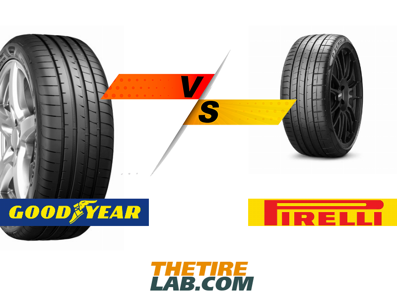 Comparison GoodYear Eagle F1 Asymmetric 5 vs. Pirelli P ZERO PZ4