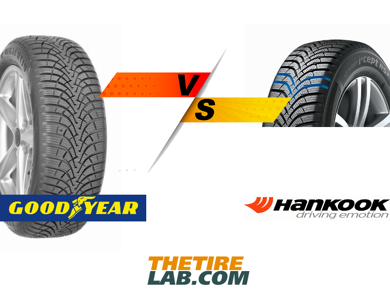 Comparison: Goodyear Winter Hankook i*cept 9 W452 UltraGrip RS2 vs