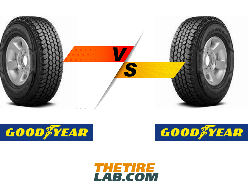 Comparison GoodYear Wrangler AT Adventure vs. Goodyear Adventure All Terrain