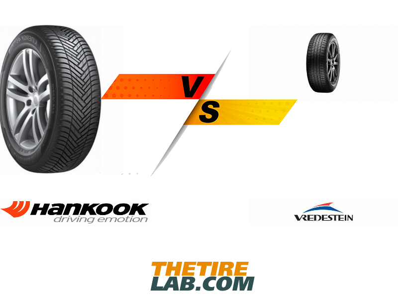 Comparison: Hankook Kinergy 4S2 H750 vs. Vredestein Quatrac Pro