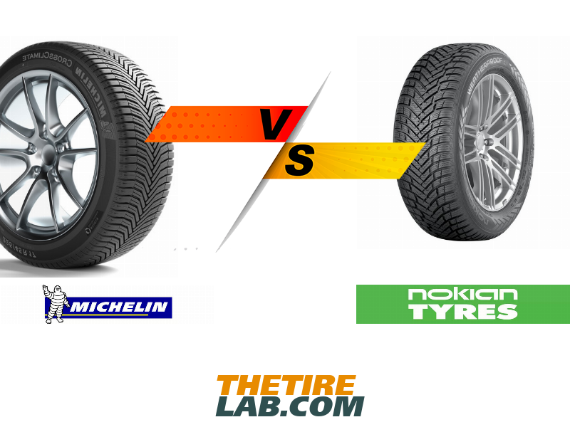 Comparison Michelin CrossClimate vs. Nokian WeatherProof