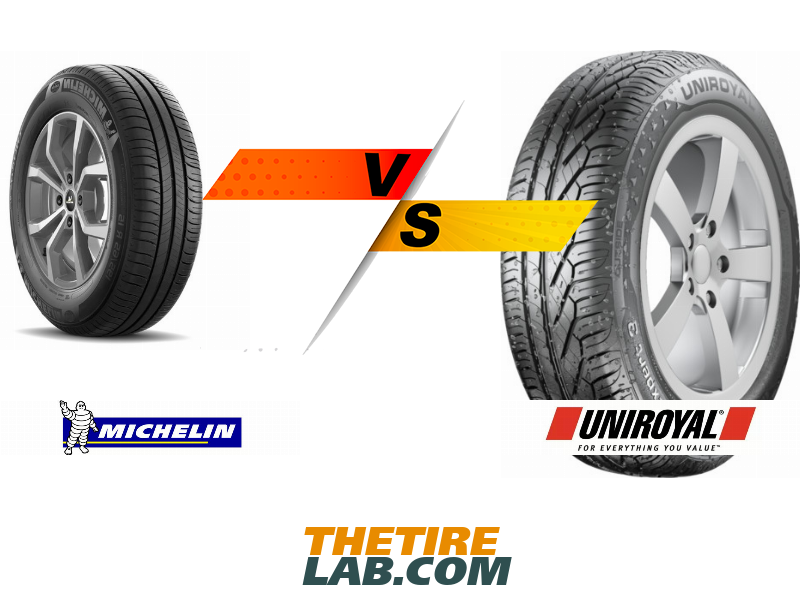 Comparison Michelin Energy Saver vs. Uniroyal RainExpert 3