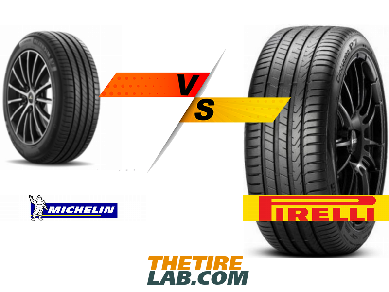 Comparison Michelin Primacy 4 vs. Pirelli Cinturato P7 C2