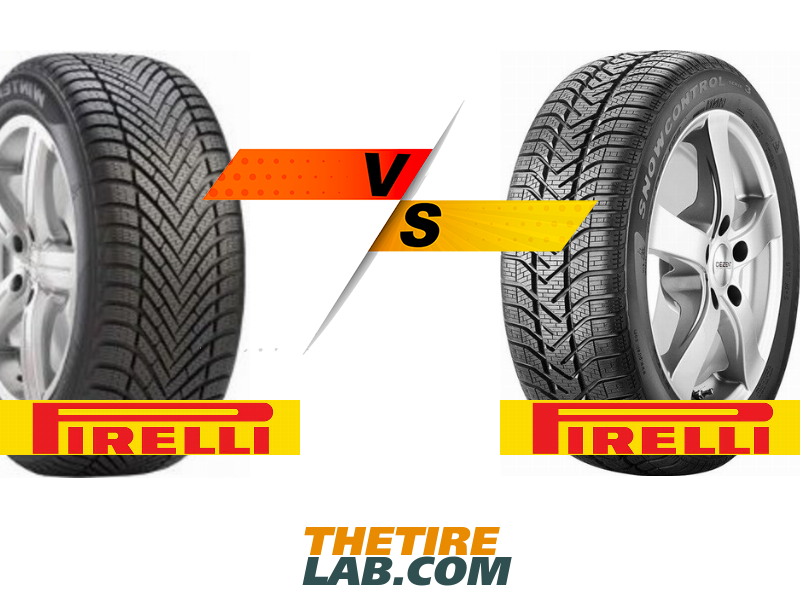 Comparison: Pirelli Cinturato Winter vs. Pirelli Winter 190 Snowcontrol  Serie 3