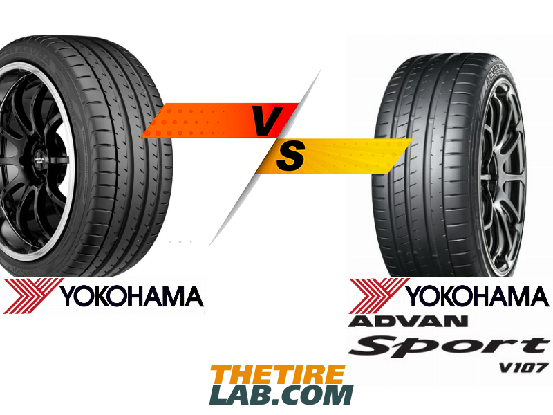 Comparison: Yokohama Advan Sport V105 vs. Yokohama Advan Sport V107